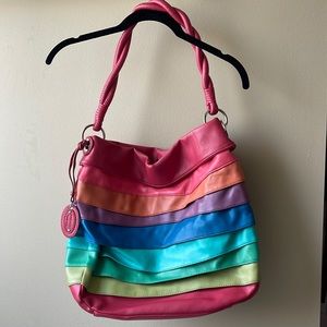 Multicolor rainbow Nine West handbag